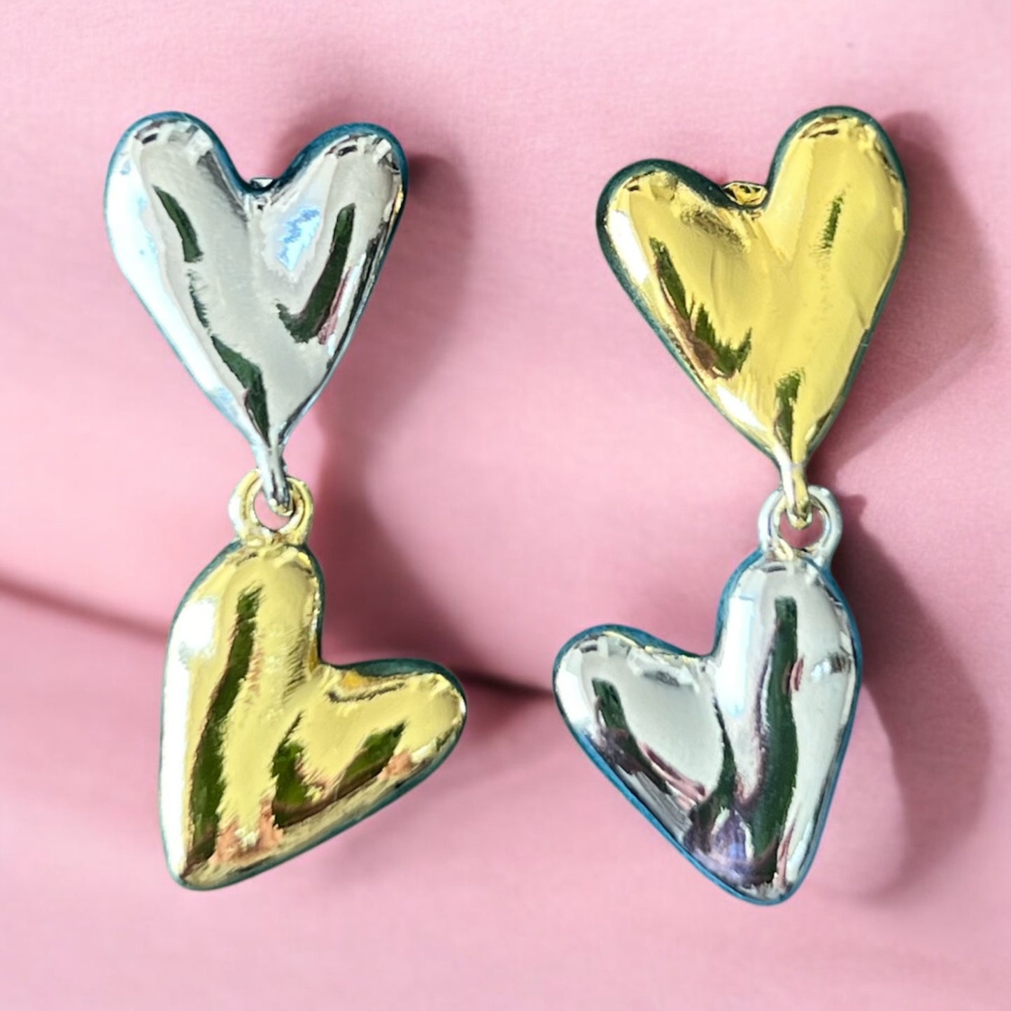 Aretes Unicolor Corazón